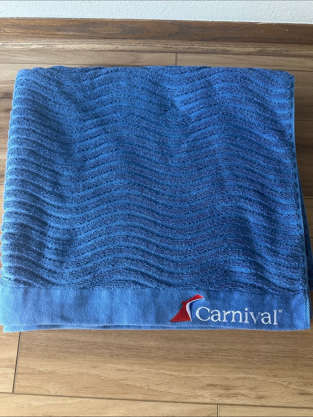 Carnival Blue Logo Beach/Travel Towel